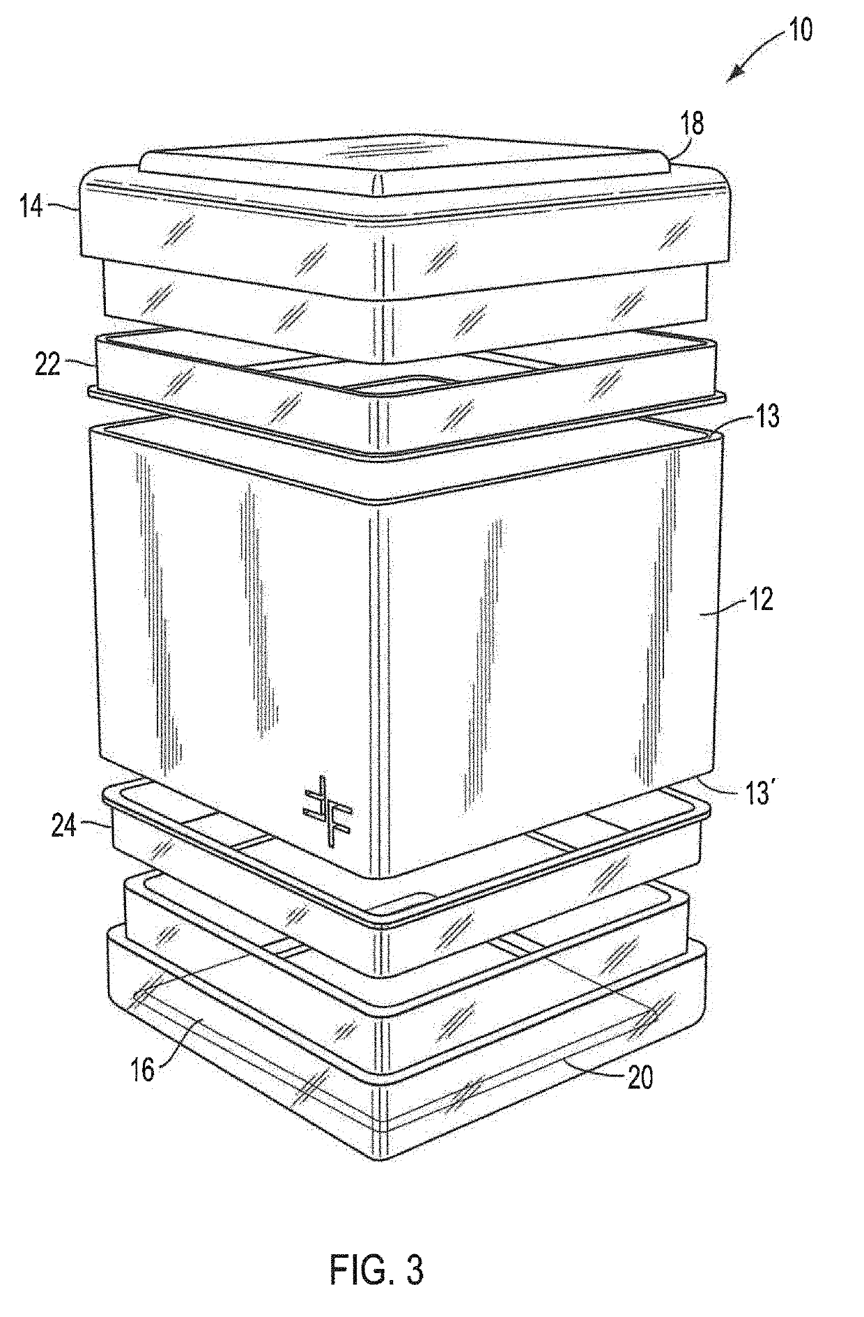 Refillable storage container