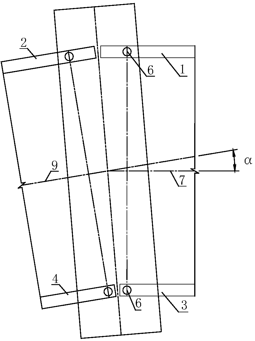 Straddle method of cantilever of long-span simply supported steel truss beam of horizontal curve section