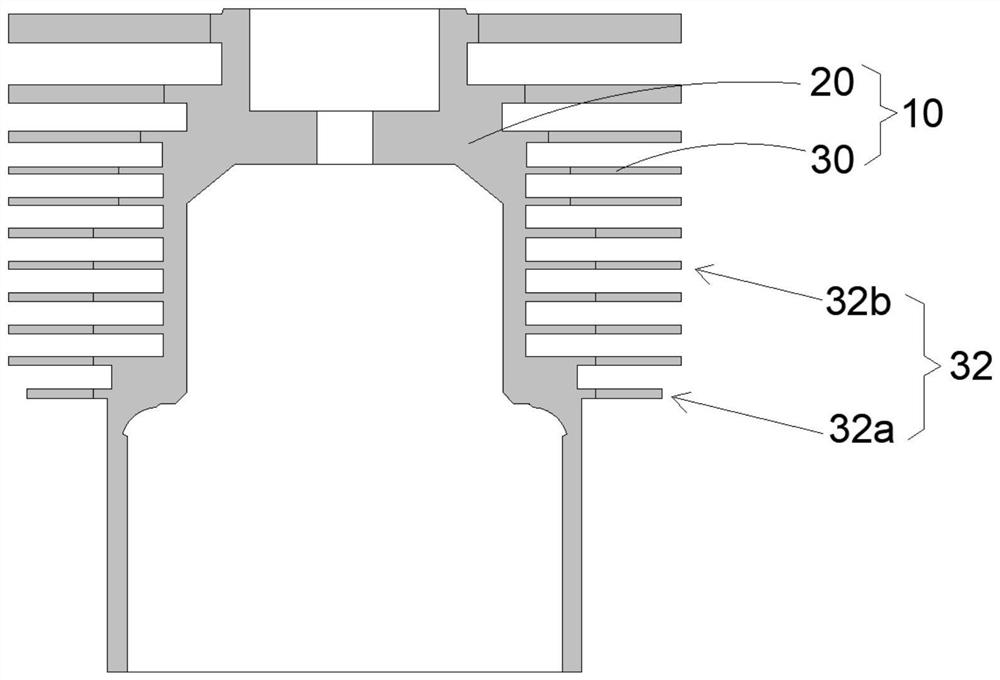 Rotor structure with long-acting operation