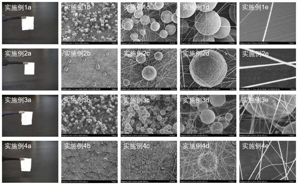 Nanofiber-based microsphere composite membrane and preparation method thereof