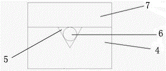 External-cavity type narrow-linewidth V-groove fiber bragg grating laser