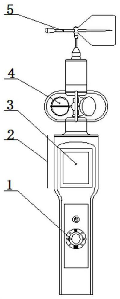 Novel split handheld aerovane