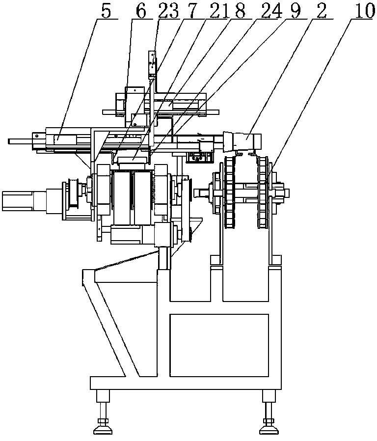 Feeding mechanism of packaging machine