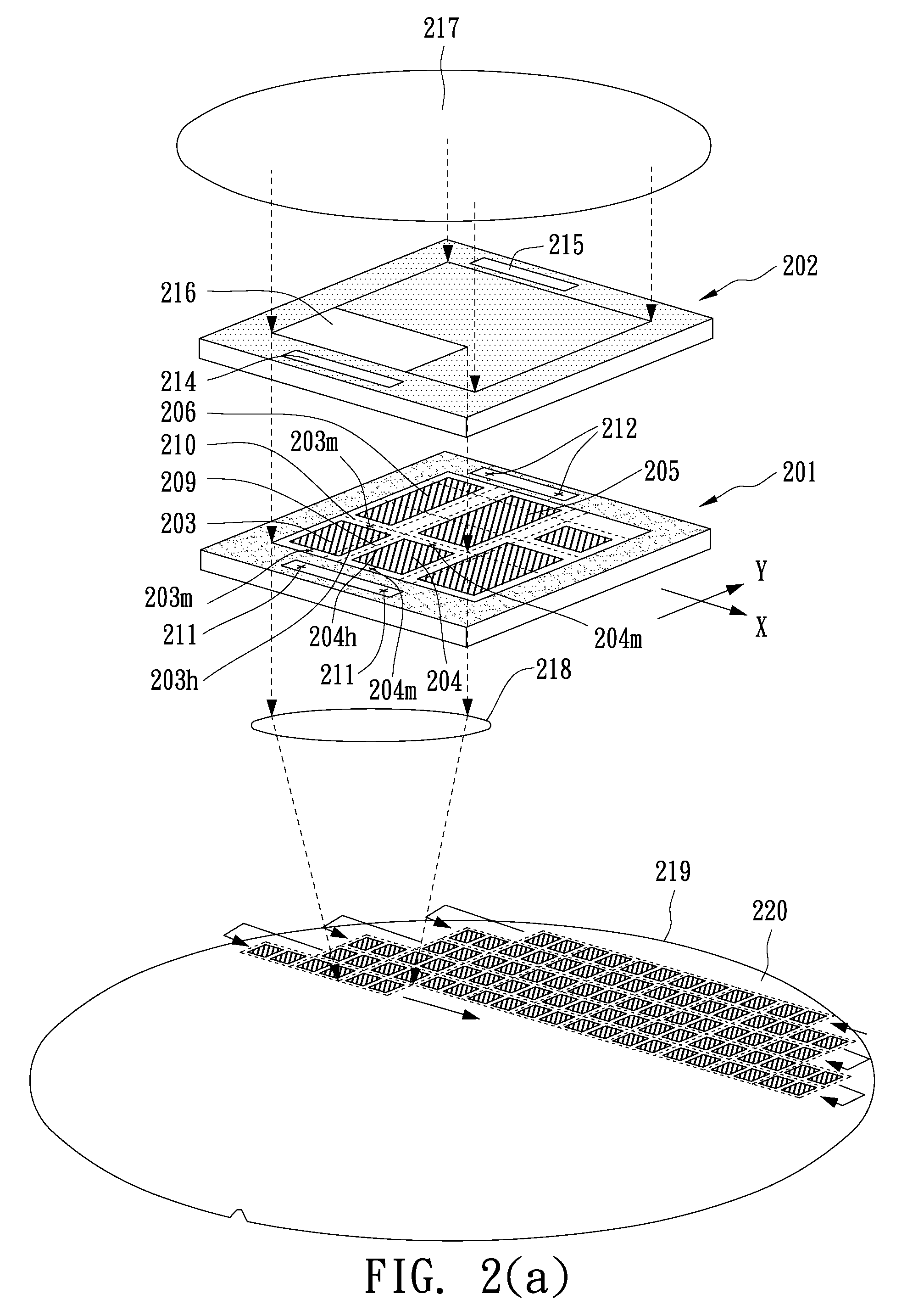 Wafer Lithographic Mask and Wafer Lithography Method Using The Same