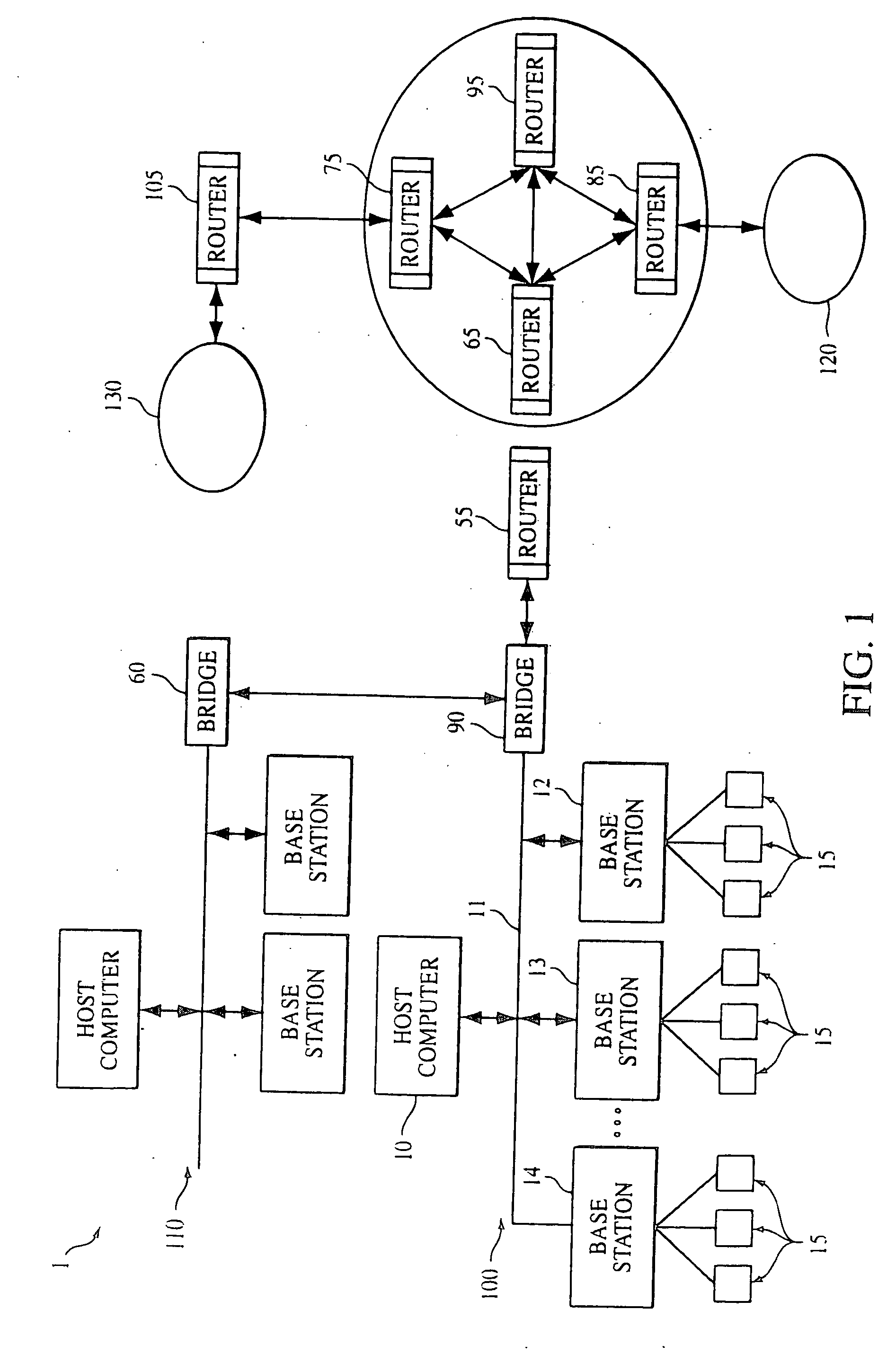 Auto configuration of portable computers for use in wireless local area networks