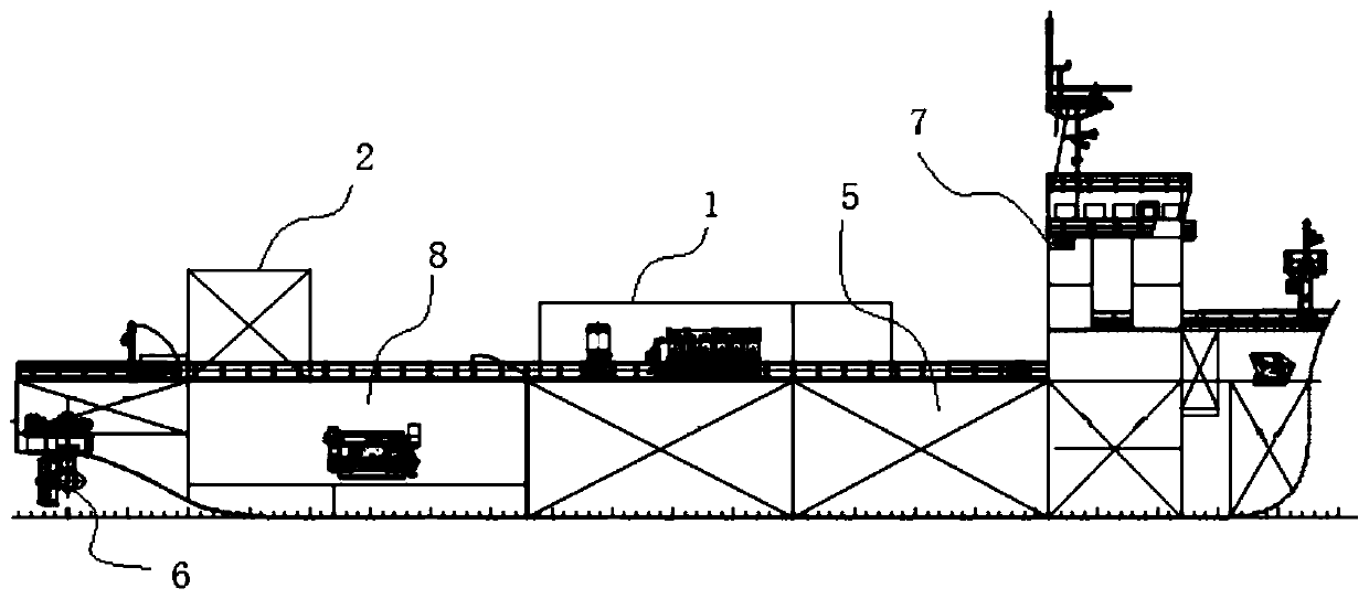 Ballast water receiving and processing barge