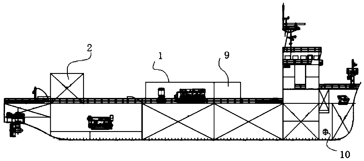 Ballast water receiving and processing barge