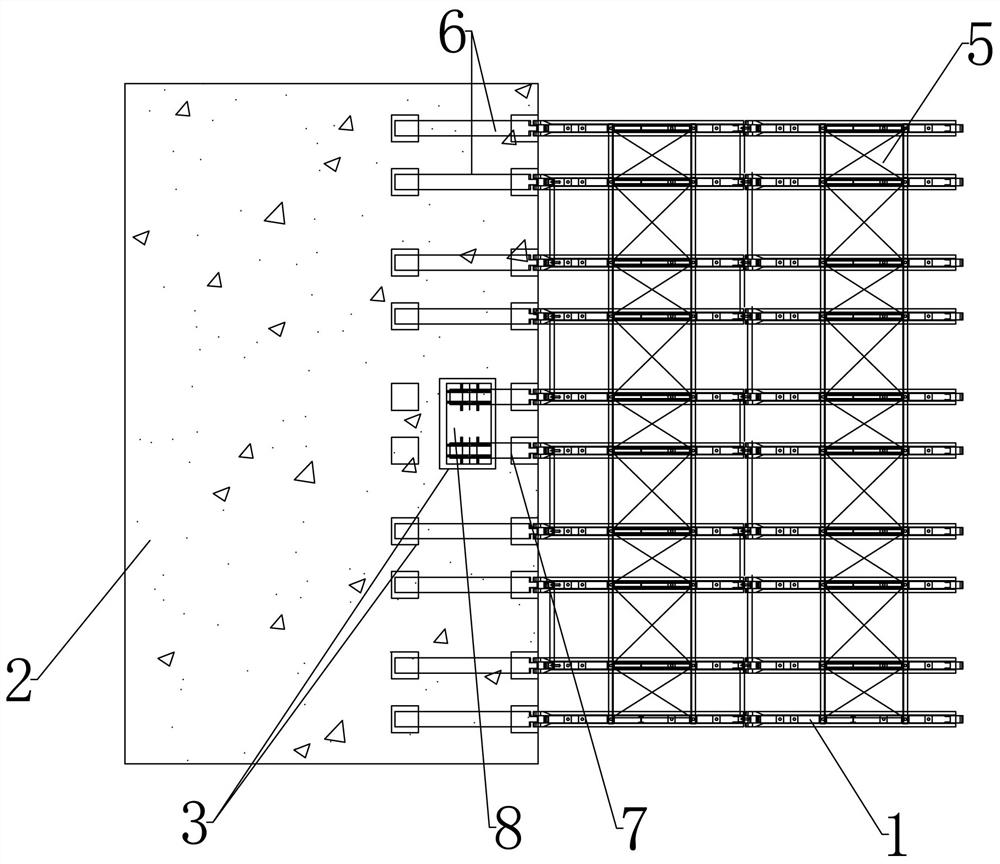 Reinforced Bailey sheet steel arch connection structure and its assembly connection method