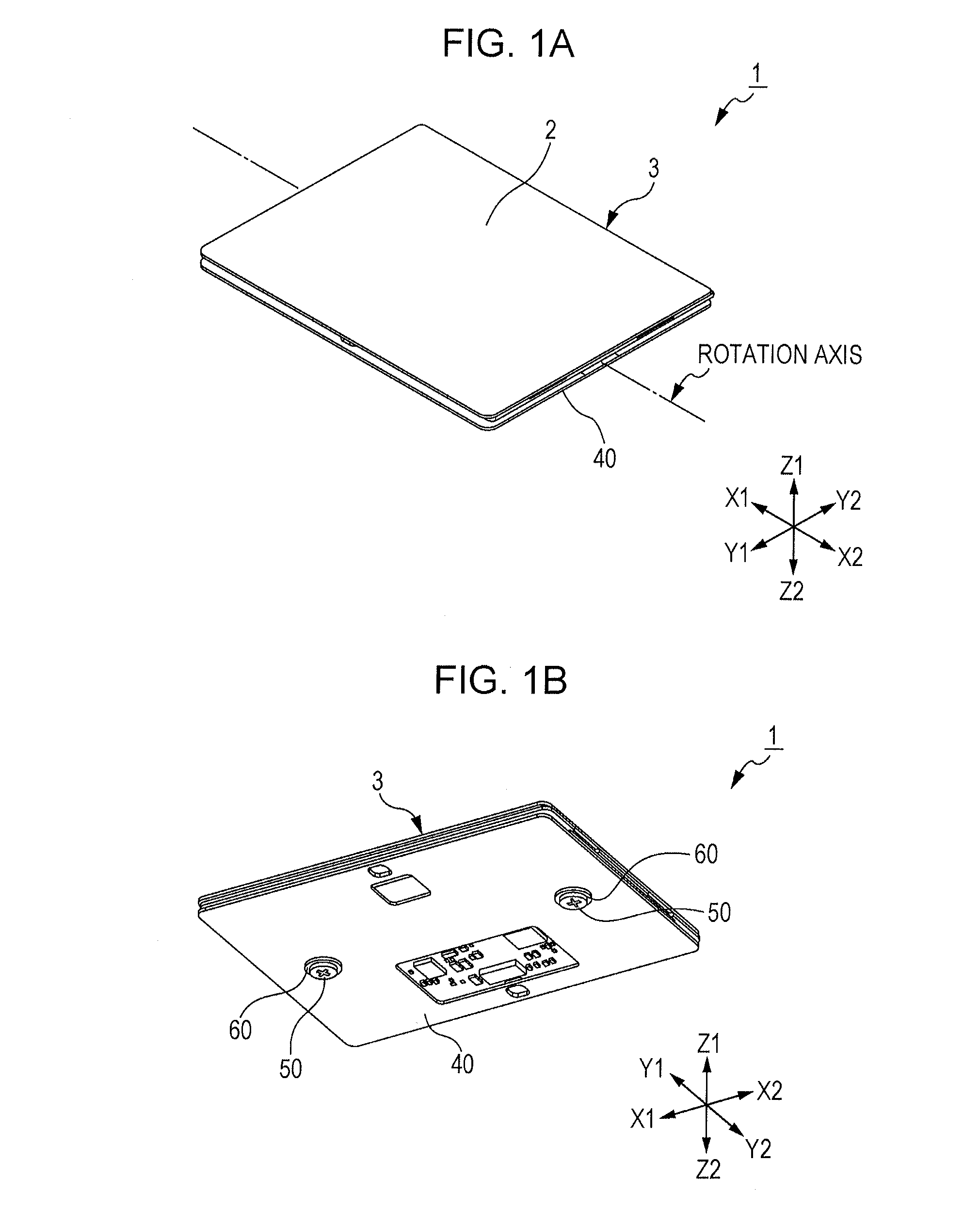 Touch pad input device