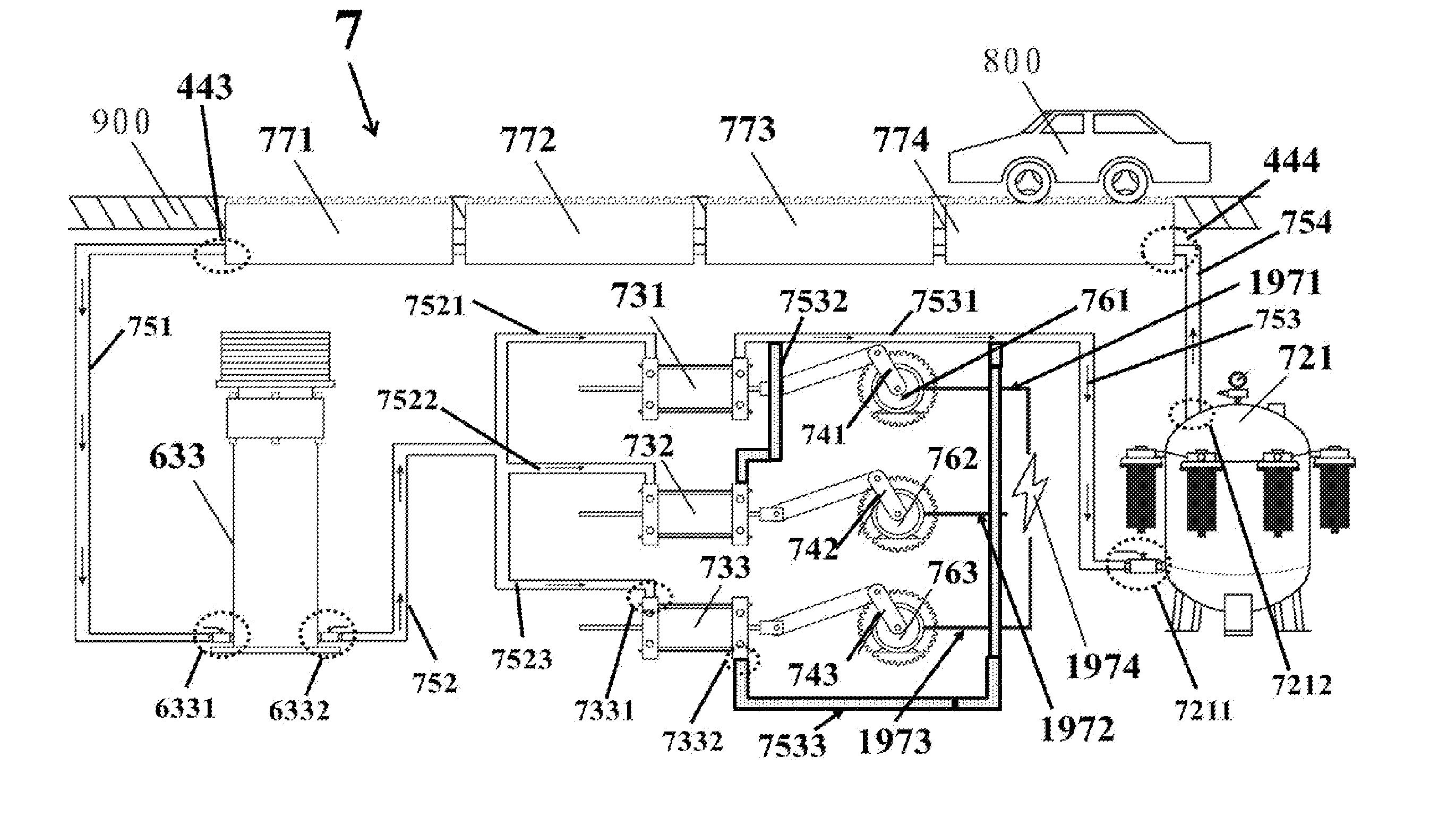 On-road energy conversion and vibration absorber apparatus