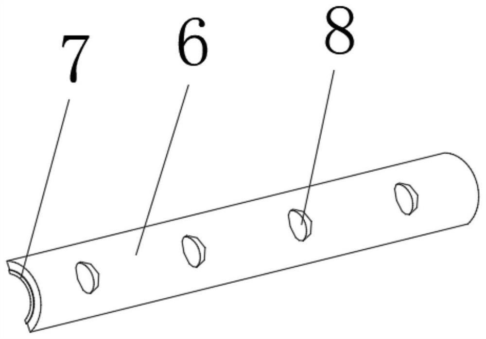 Drainage support reinforcing device for hot-line work