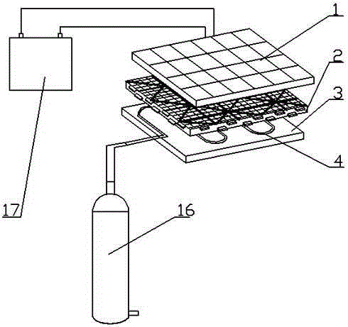 Solar power heat storage device