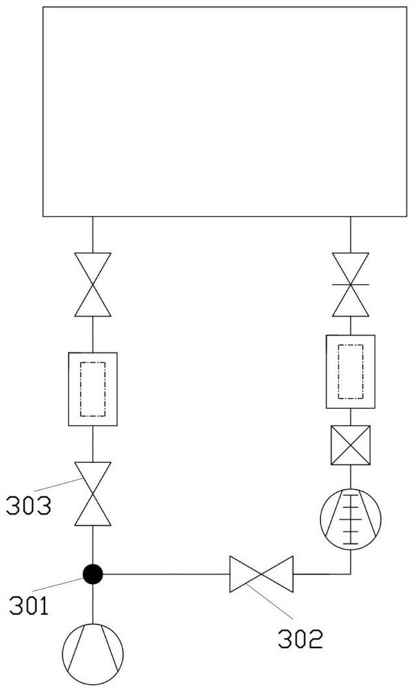 Vacuum control system for atomic layer deposition coating machine