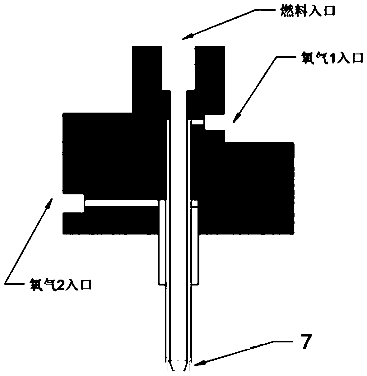 System for supercritical hydrothermal flame enhanced supercritical water oxidation treatment of organic waste and regulation and control method