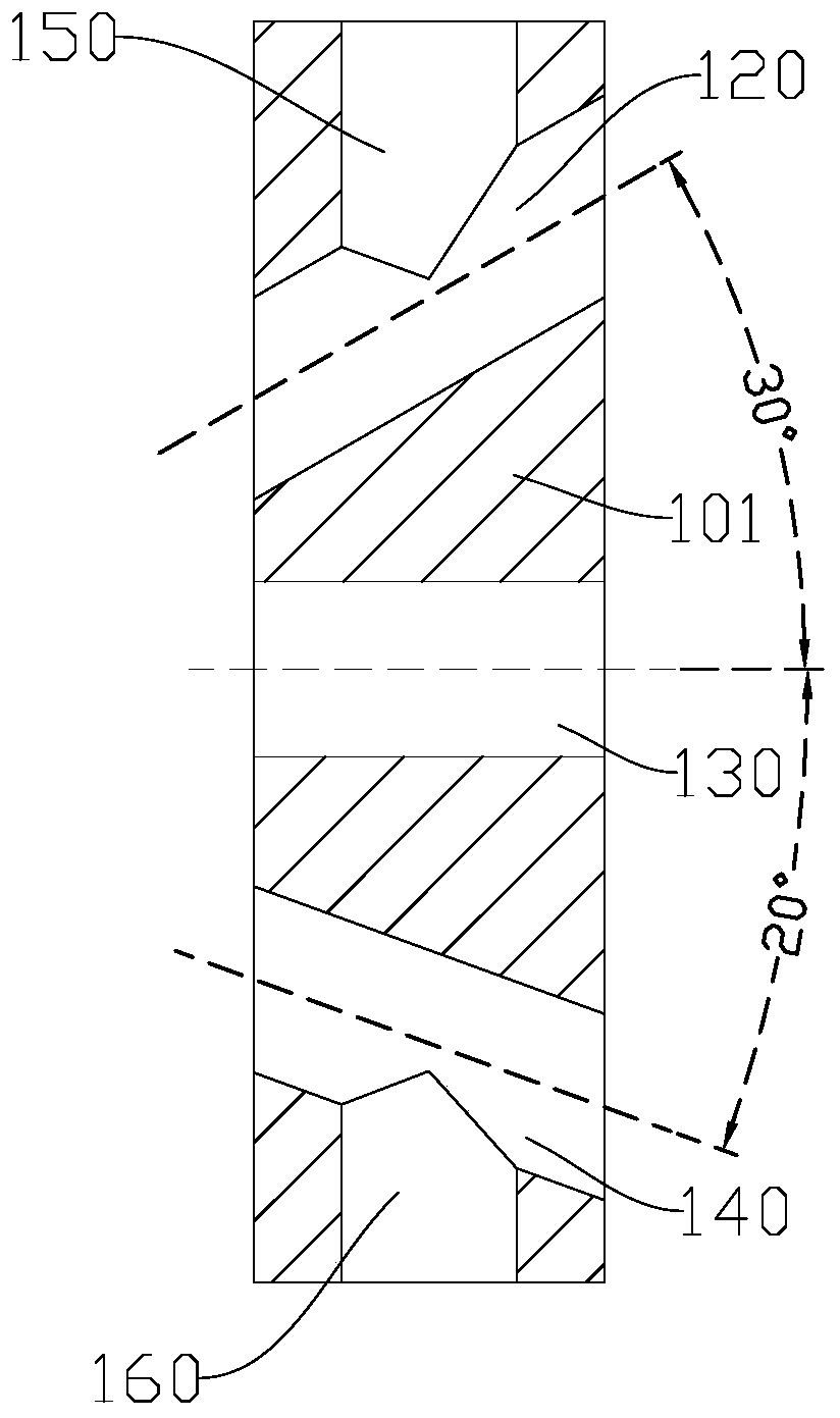 Wiring device special for 10kV circuit insulation drainage wire