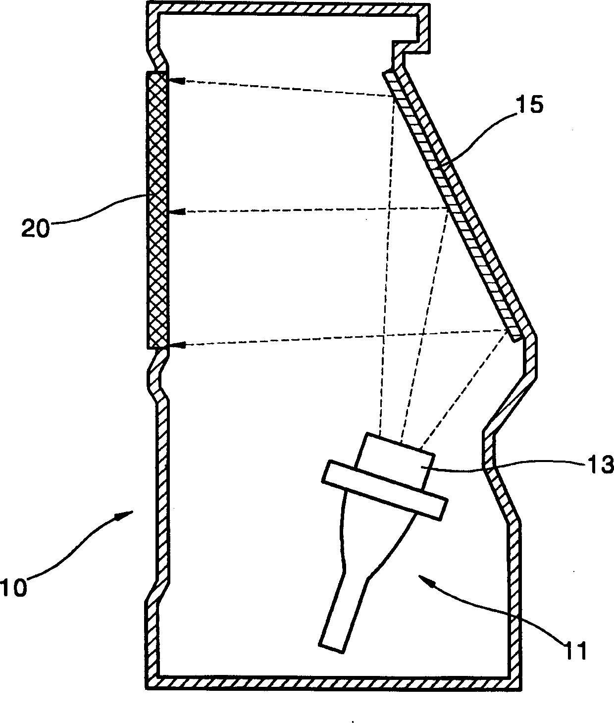 Apparatus for increasing brightness of projection television
