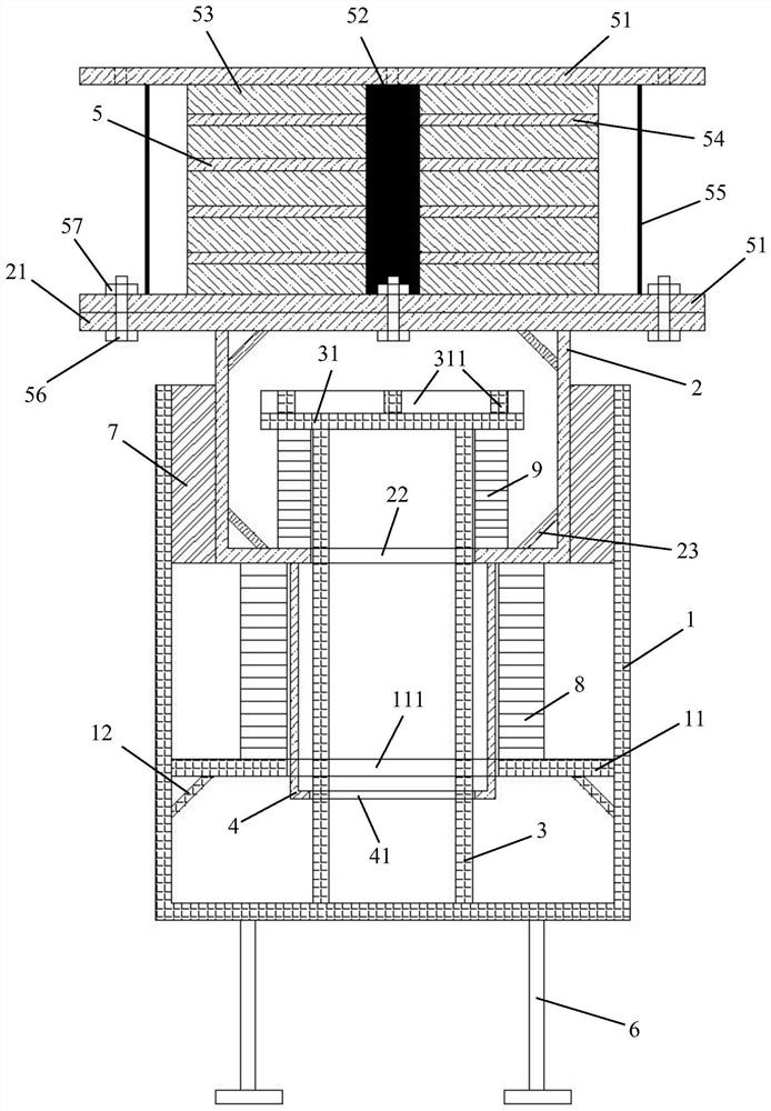 A three-dimensional shock isolation/vibration bearing