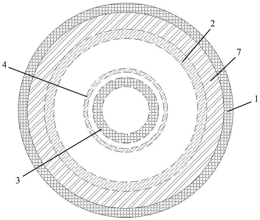 A three-dimensional shock isolation/vibration bearing