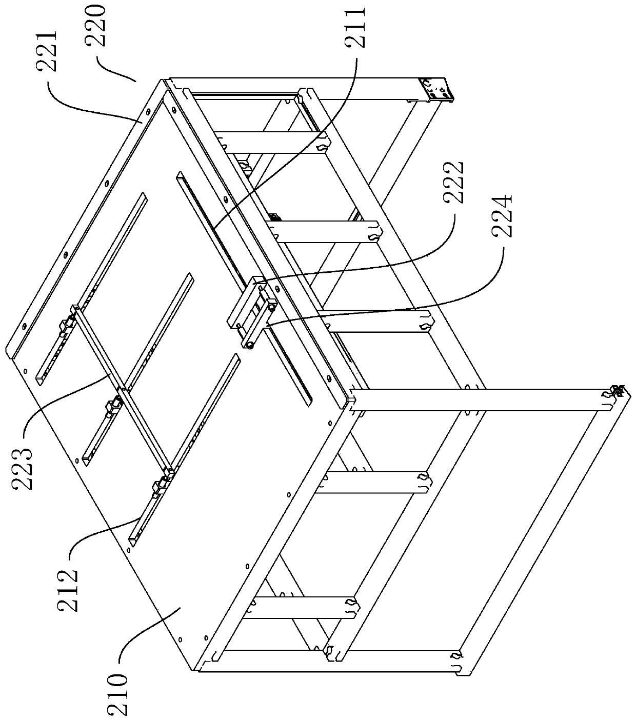 Conveying device for double-sided detection of PCB board and conveying method thereof