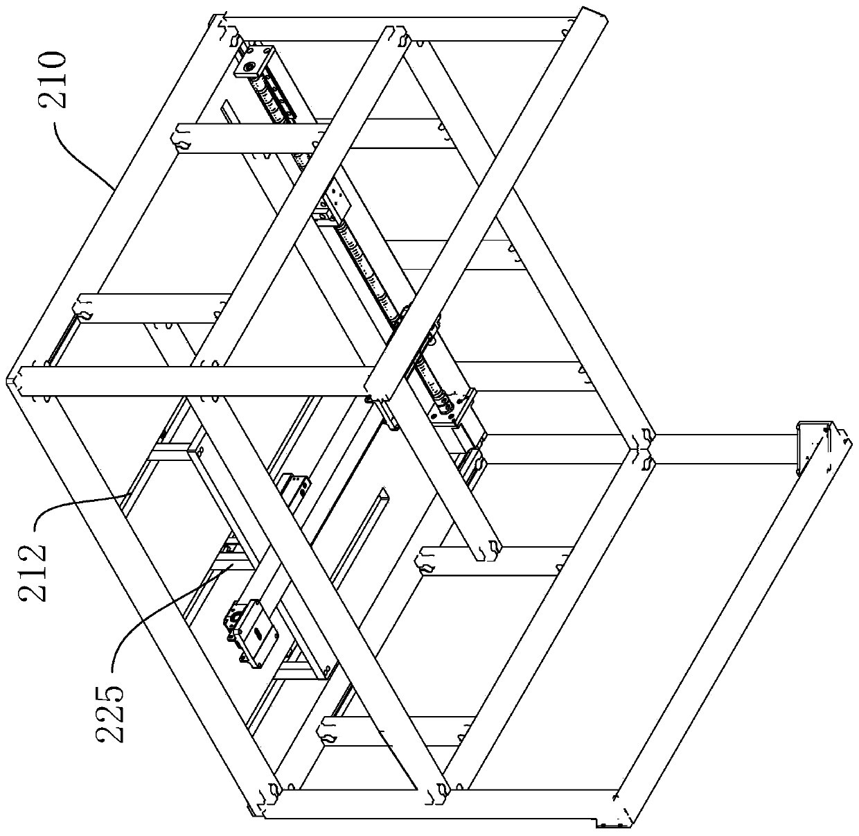 Conveying device for double-sided detection of PCB board and conveying method thereof