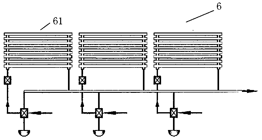 Device and method for recovering real wax anti-printing fabric wax based on hot water hot wax treatment