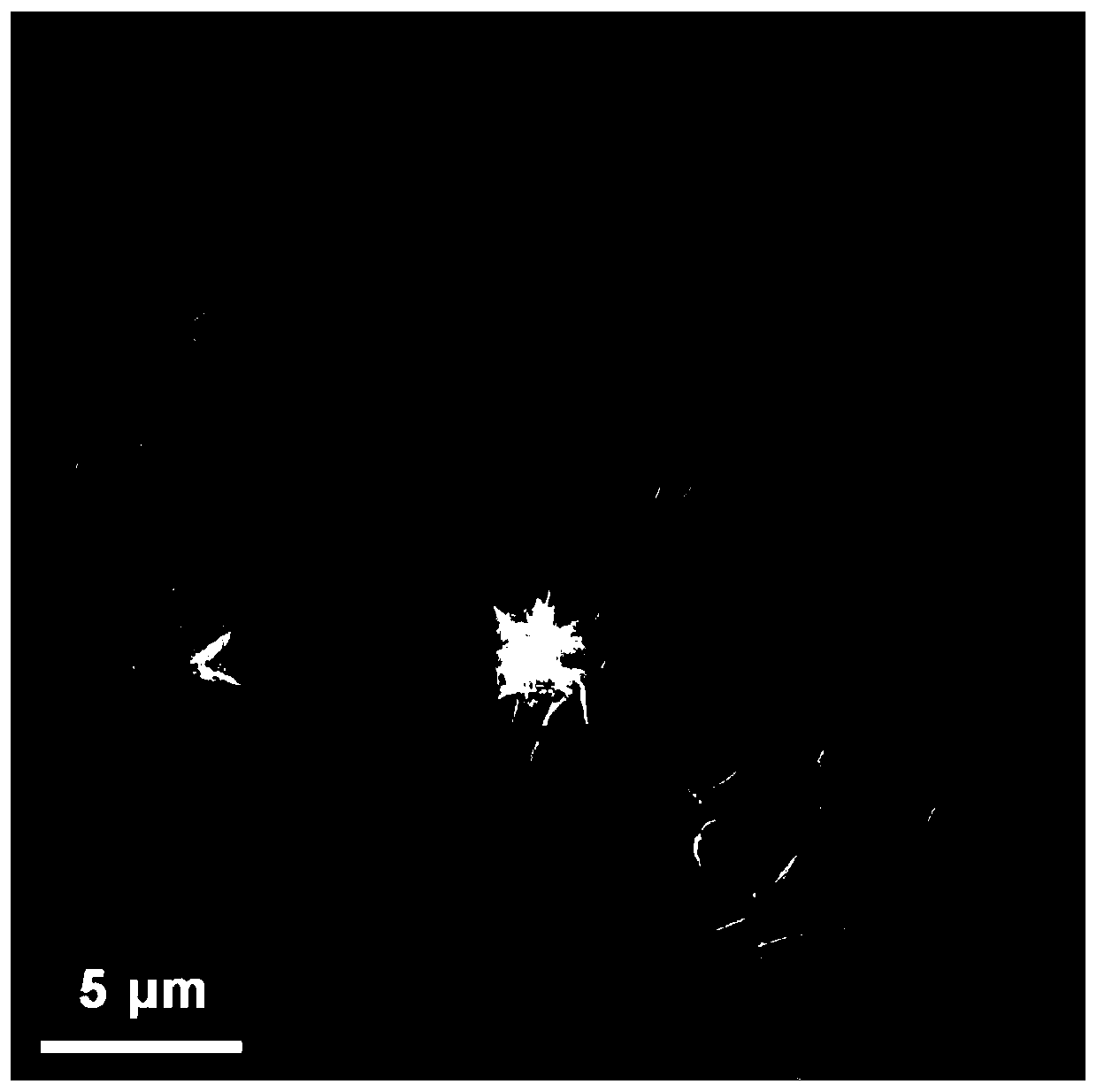 Preparation method of micron flower-ball-shaped high-performance full-hydrolytic bifunctional electrocatalyst FeOOH/Ni3S2