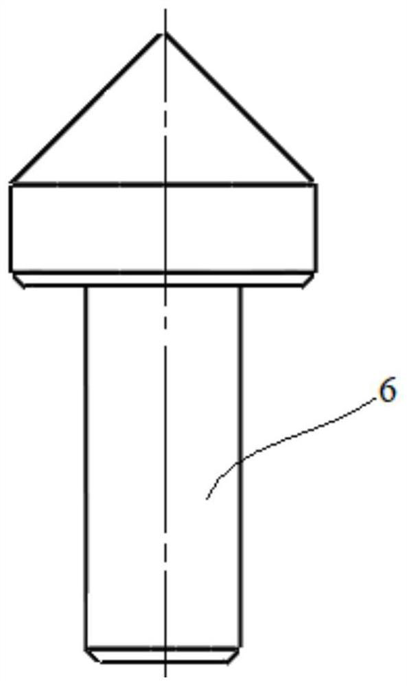 Automobile hub deburring workstation robot calibration tool and calibration method thereof