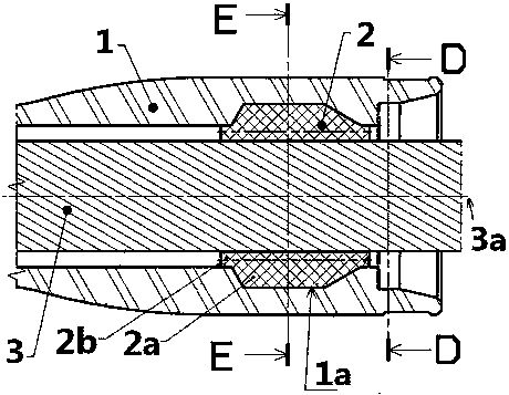 A processing method of a steering gear support bush and a structure of the support bush