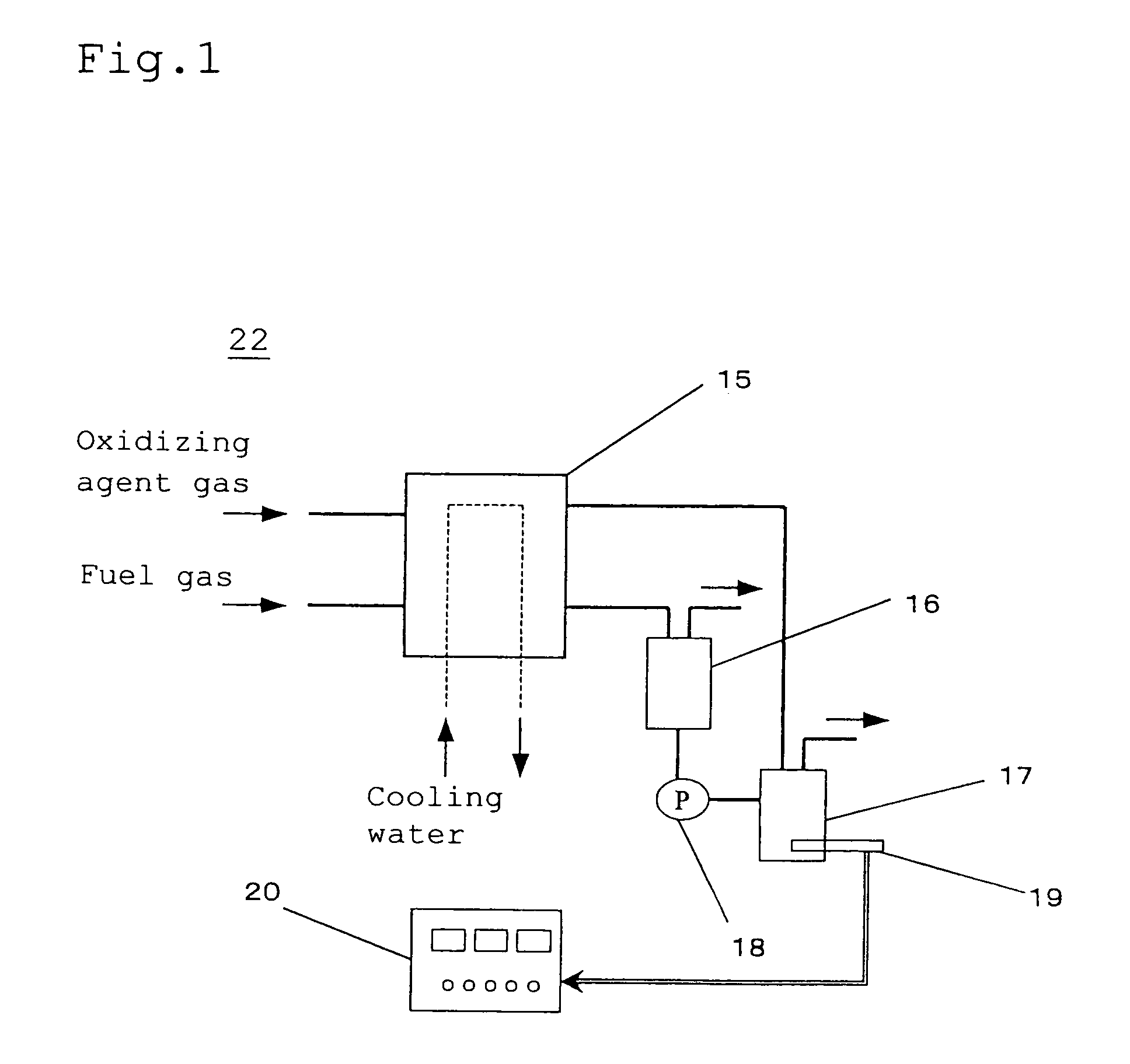 Fuel cell life predicting device and fuel cell system
