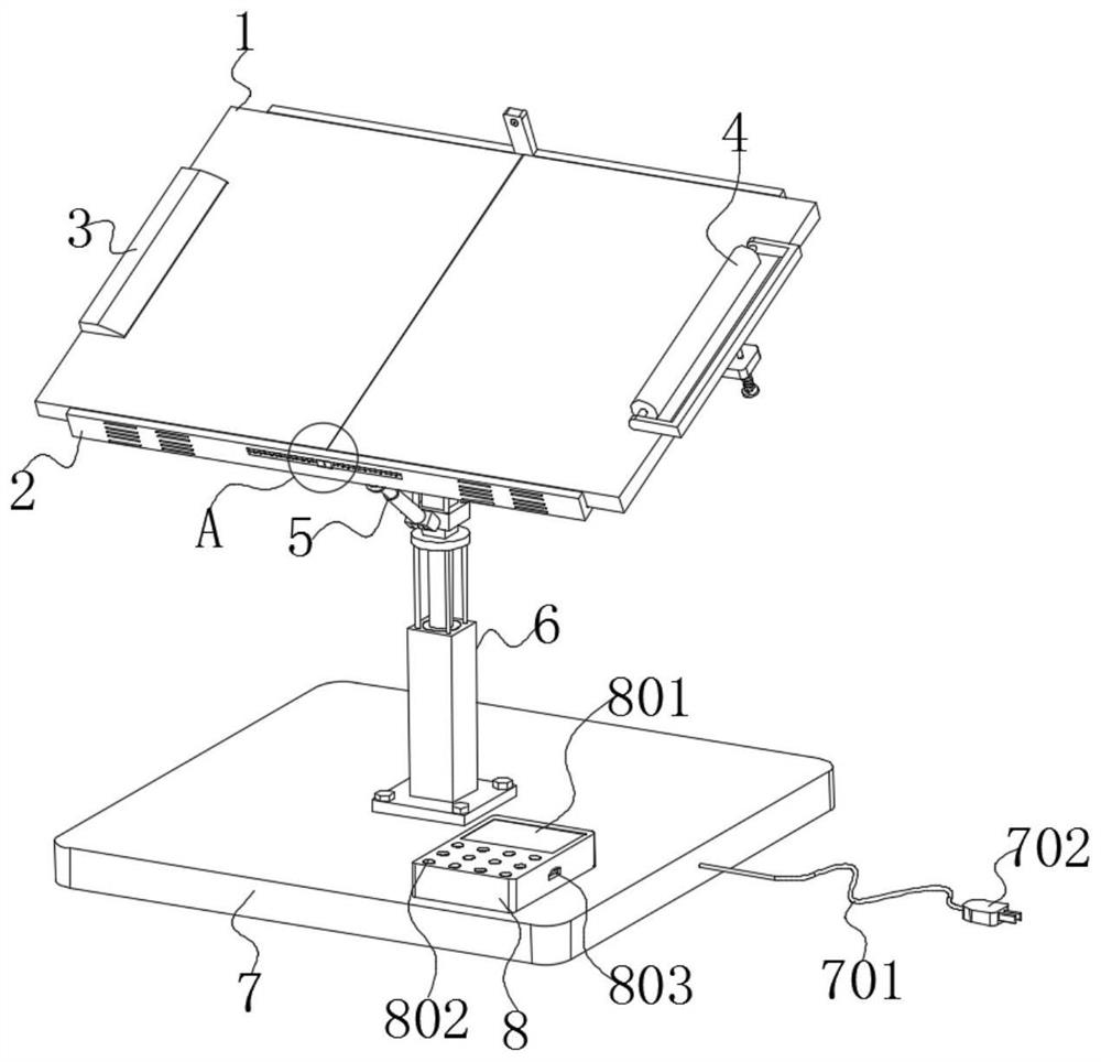 A lift-adjustable music therapy reading stand