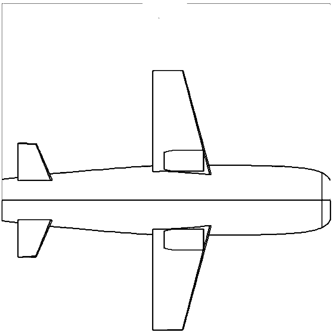 A micro-spray high-performance two-body amphibious aircraft