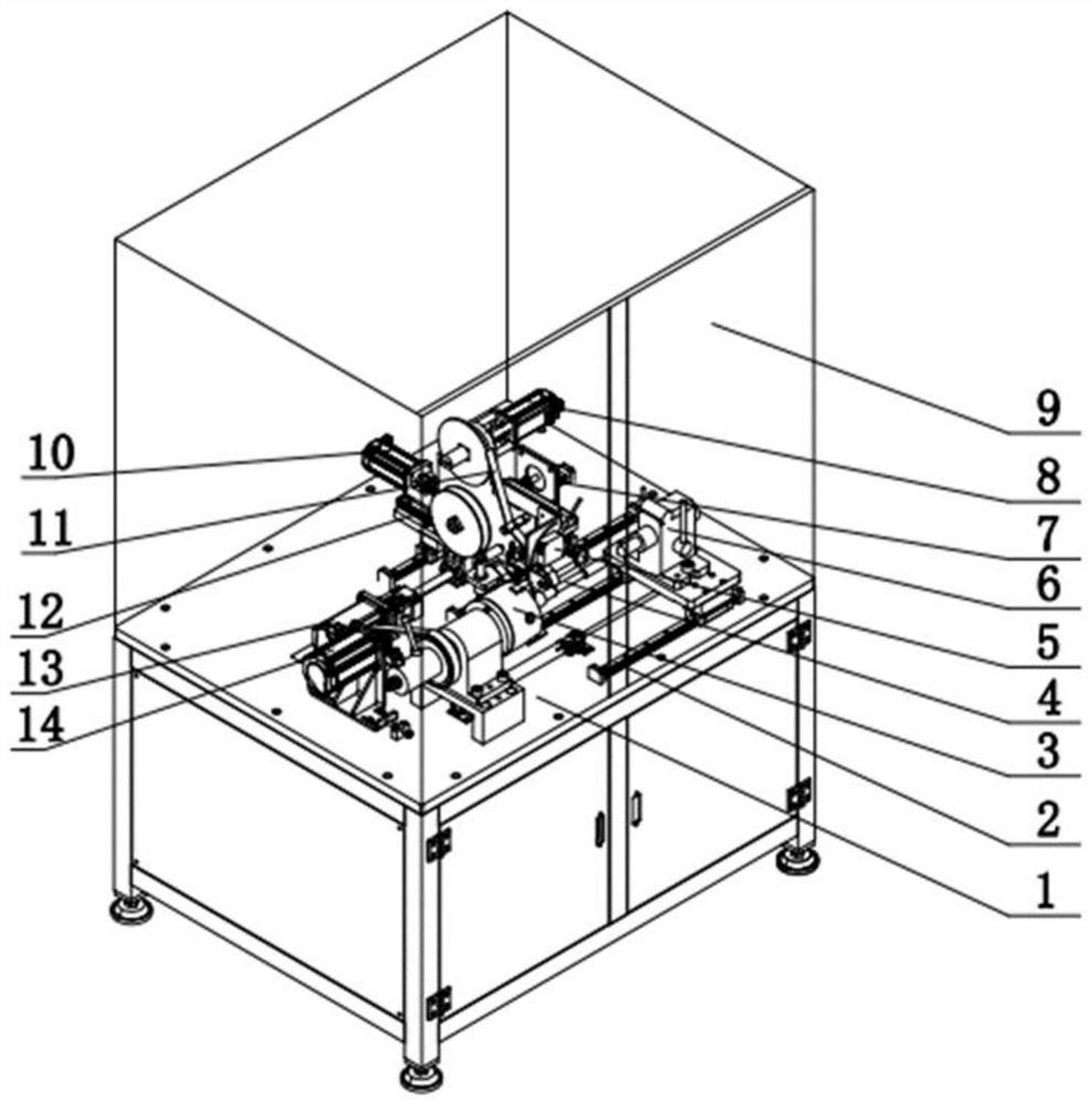 Longitudinal polishing equipment for shaft parts