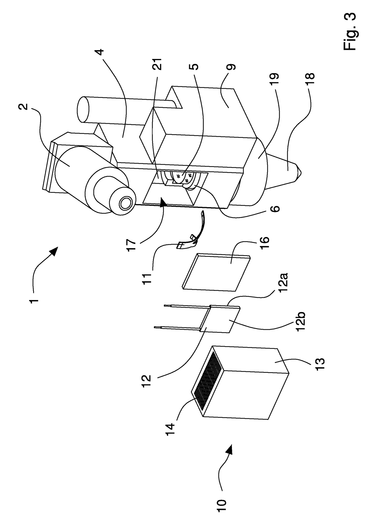 Laser cutting head for machine tool