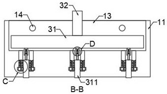 Concrete ground flatness detection device for building construction