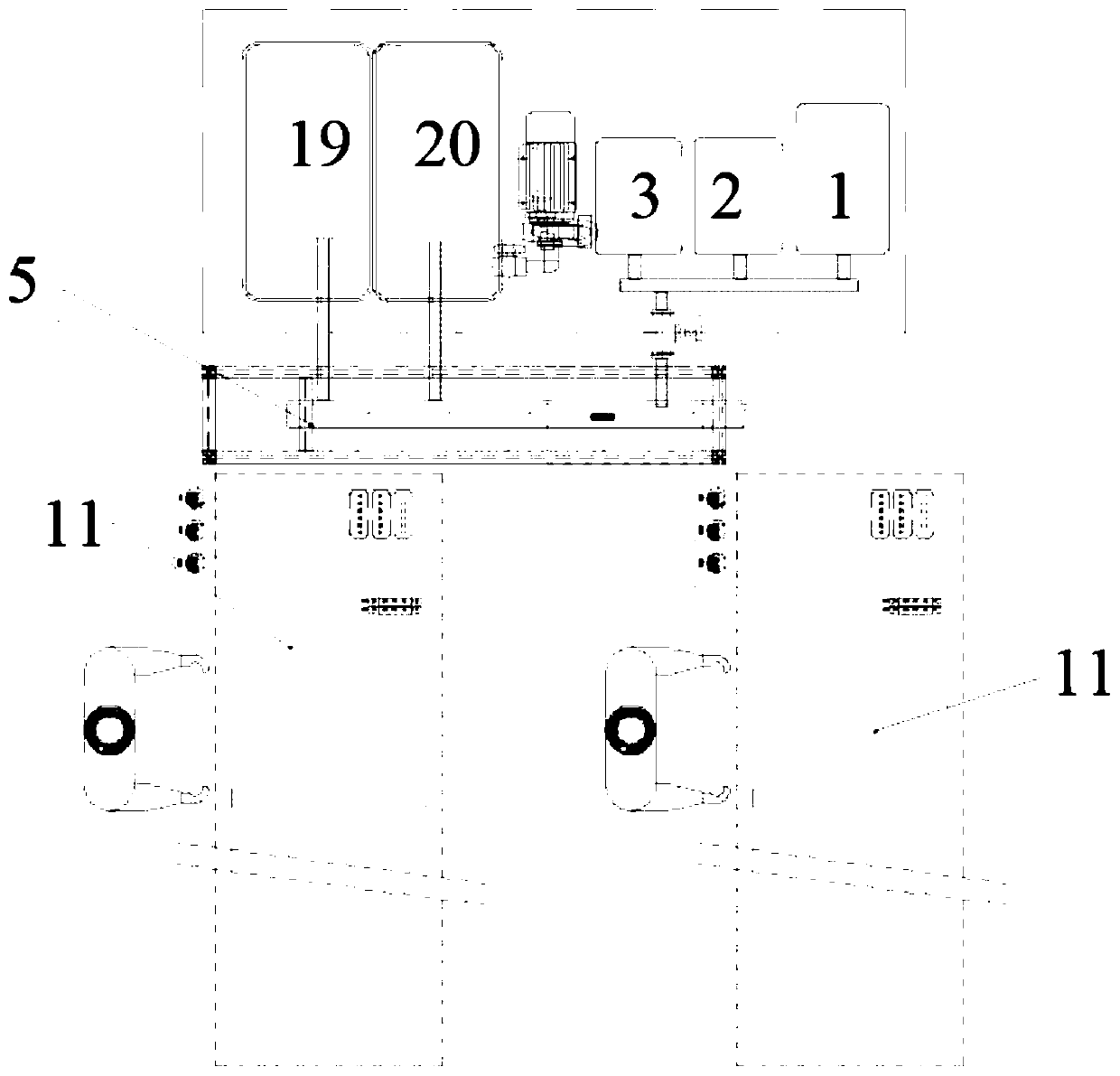 Steam forming furnace for automobile pipeline