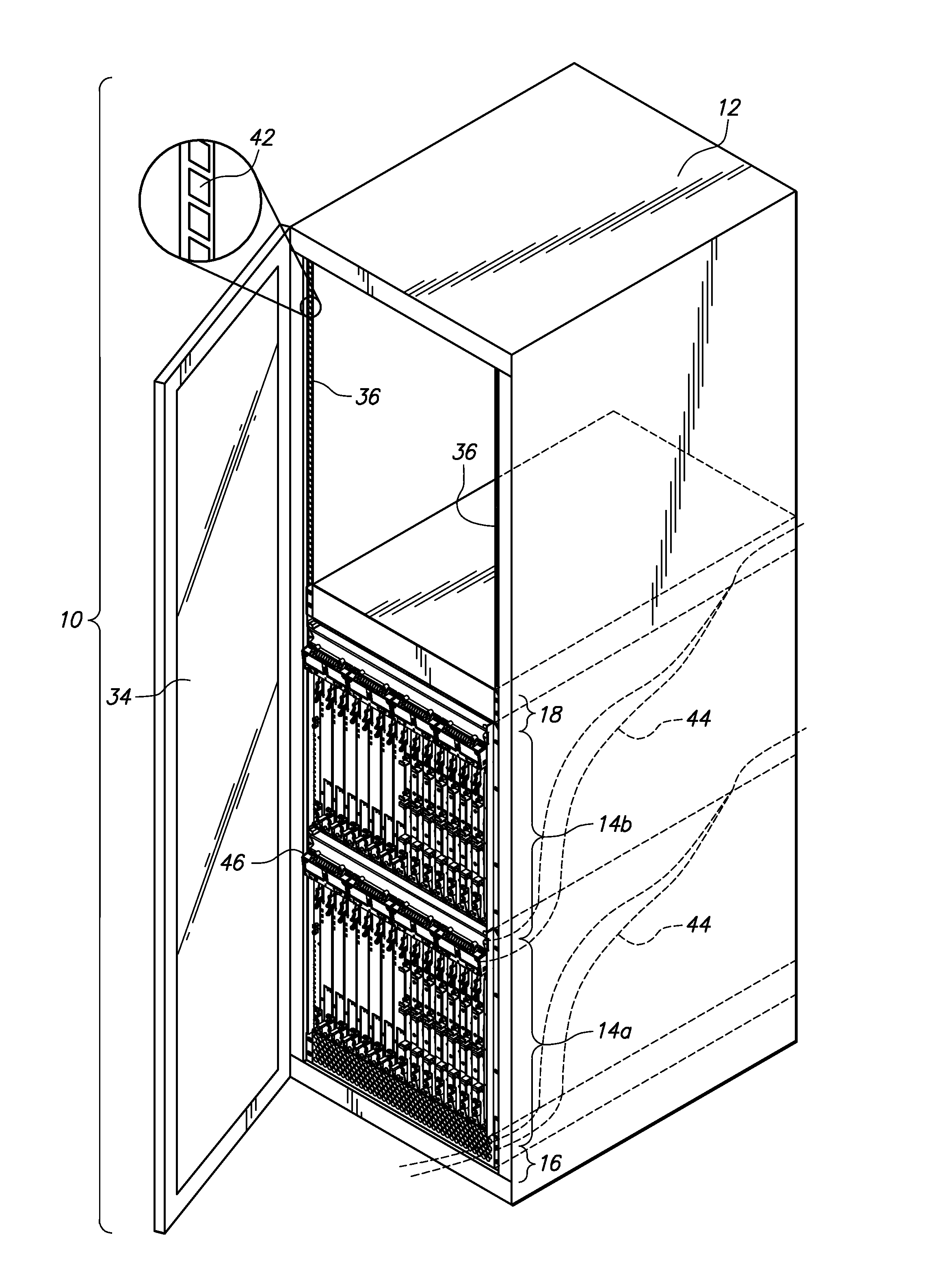 Computer server chassis