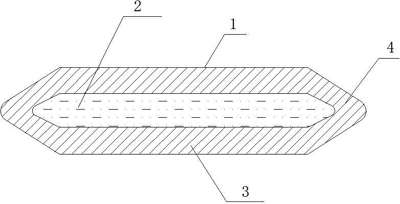 Hot-melt hemming method of water absorption paper