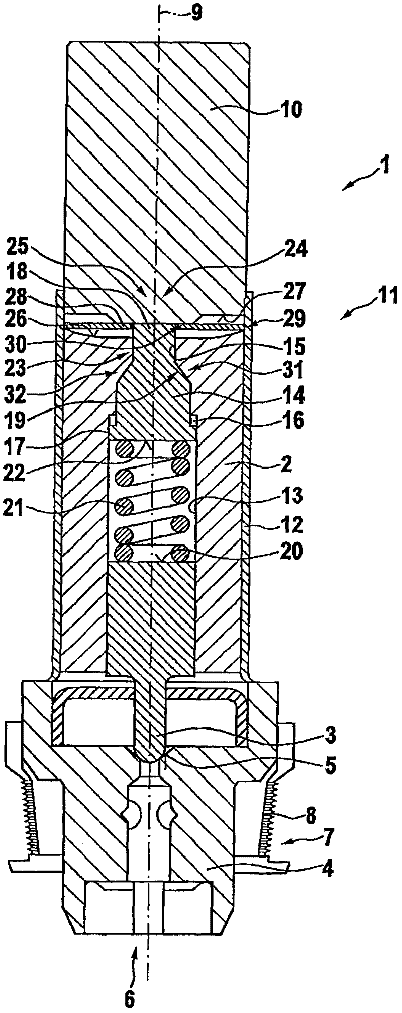 Solenoid device and driver assistance device