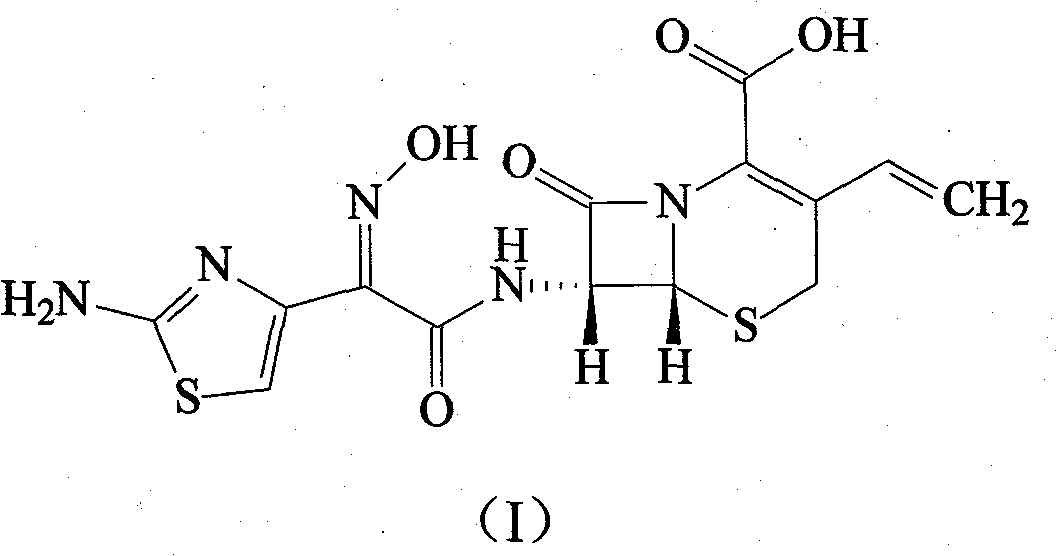 Cefdinir compound and preparation method thereof