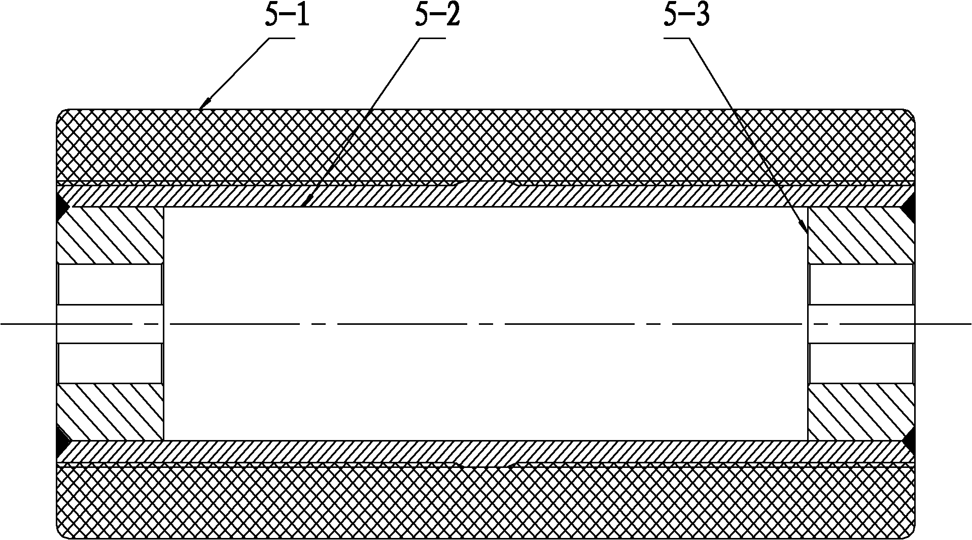 Portable nondestructive detecting instrument of laser speckle tire and detection method thereof