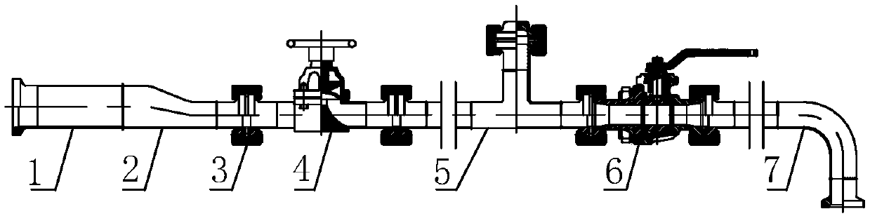 Manufacturing and mounting technology of marine food-grade pipeline