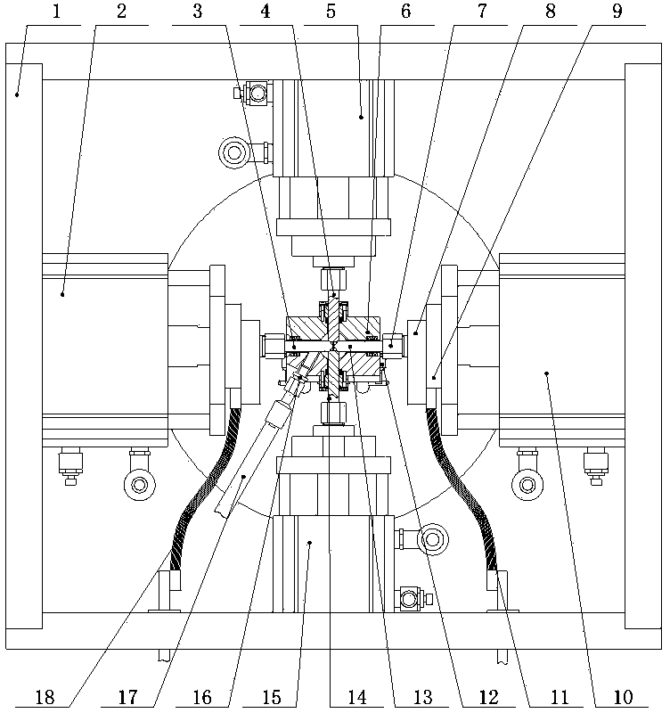 Small-diameter tube extrusion solder sealing executive device with pressure balance function