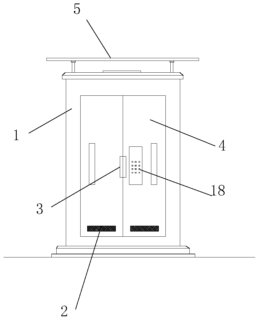 Safety high-low voltage distribution cabinet