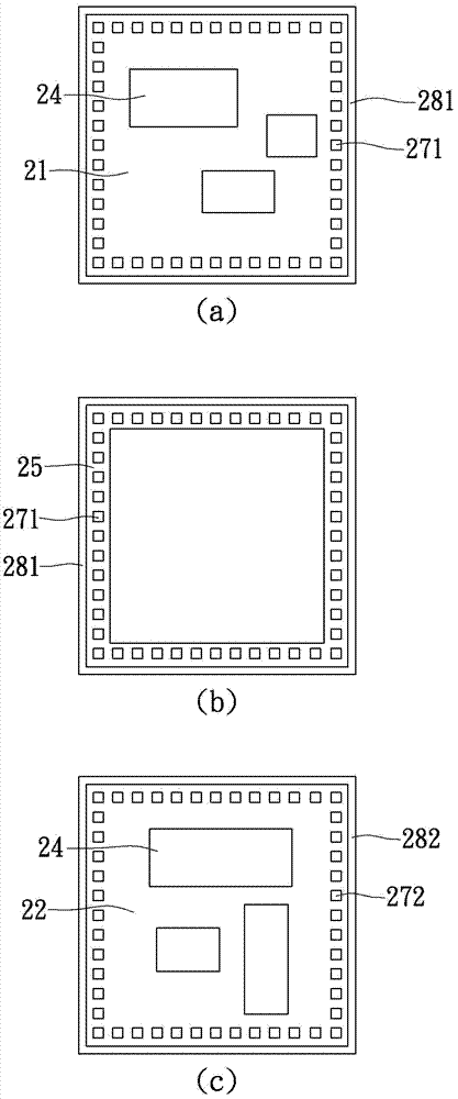 Stack type baseplate structure