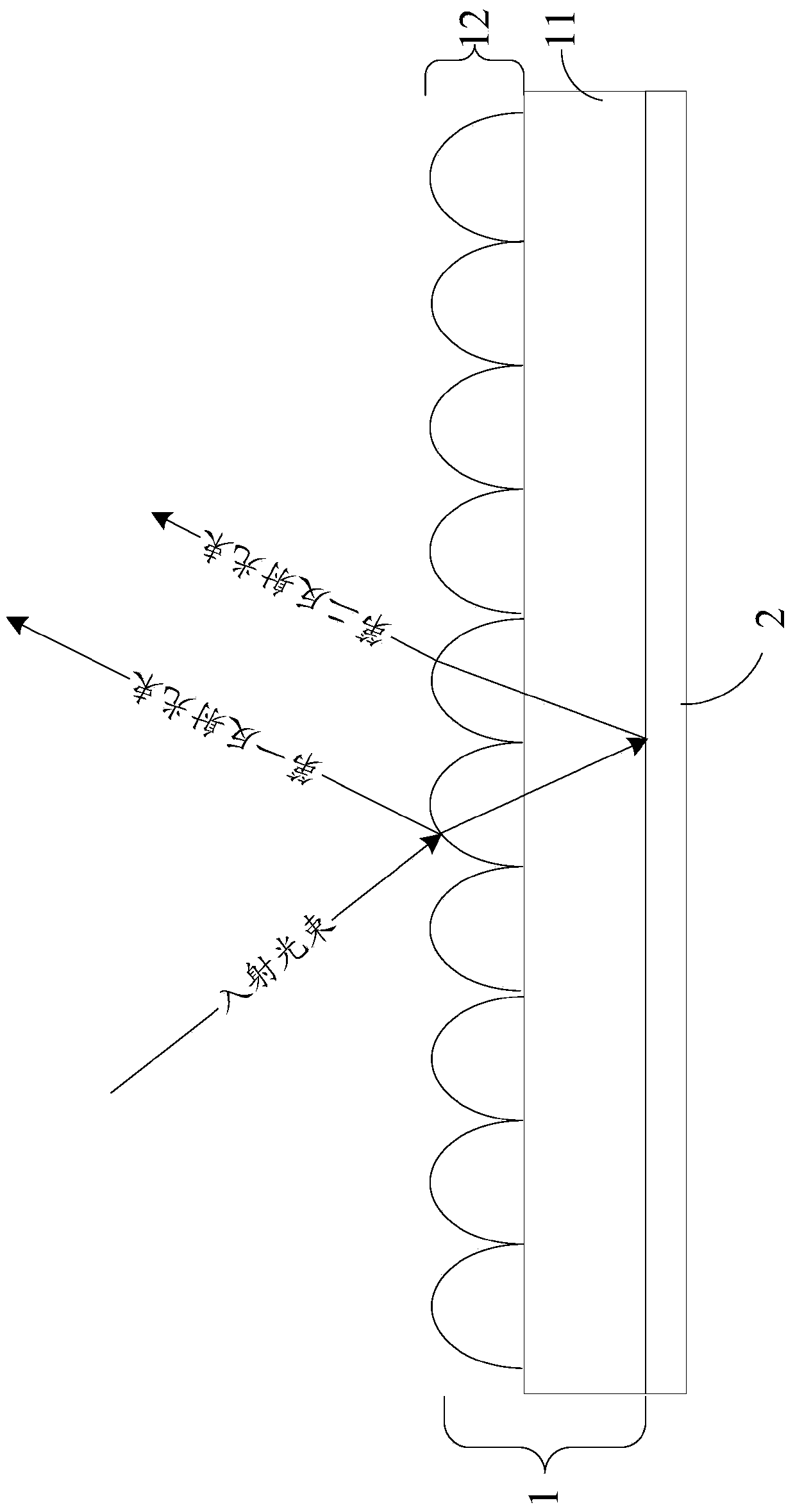 Uniform light structure and uniform light system