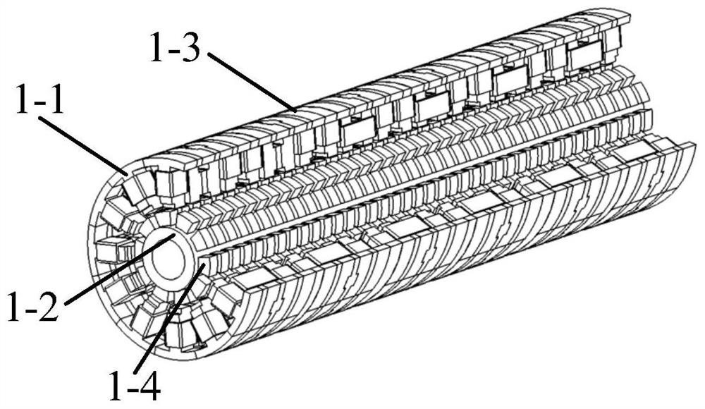 A Stator Excited Linear Rotary Motor Structure