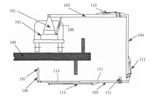 Bridge detection work system