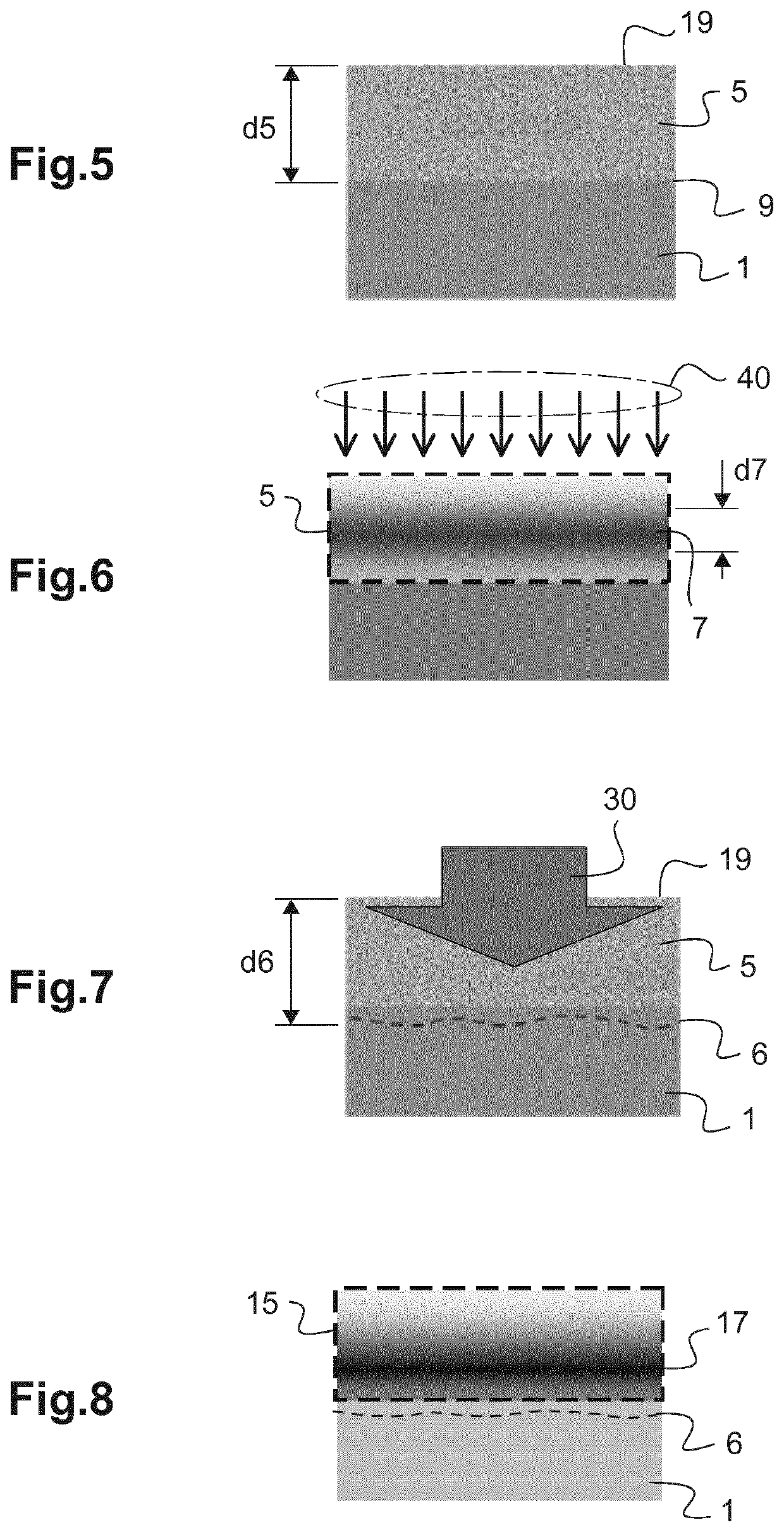 Deep junction electronic device and process for manufacturing thereof