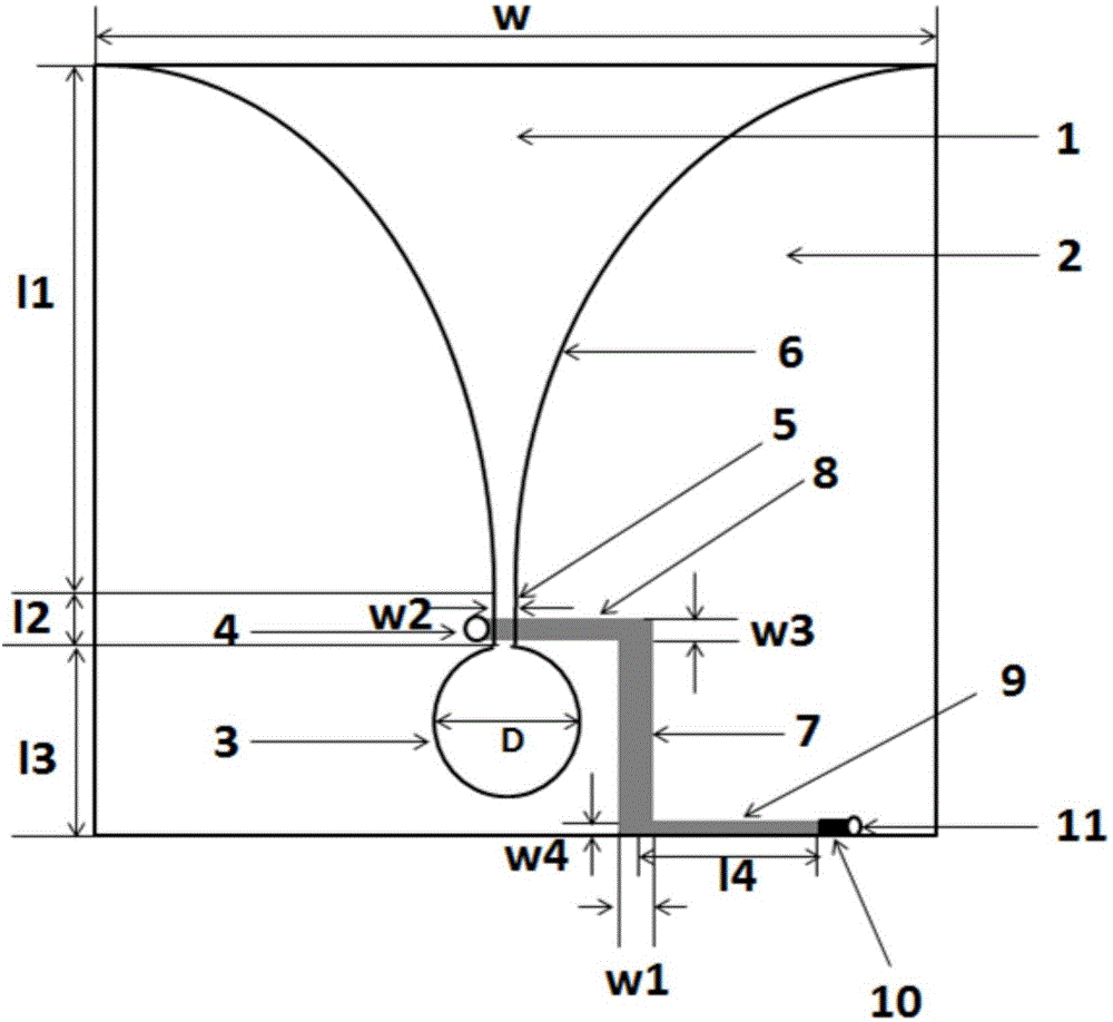 Resistance loading miniaturization Vivaldi antenna for electromagnetic radiation measurement system