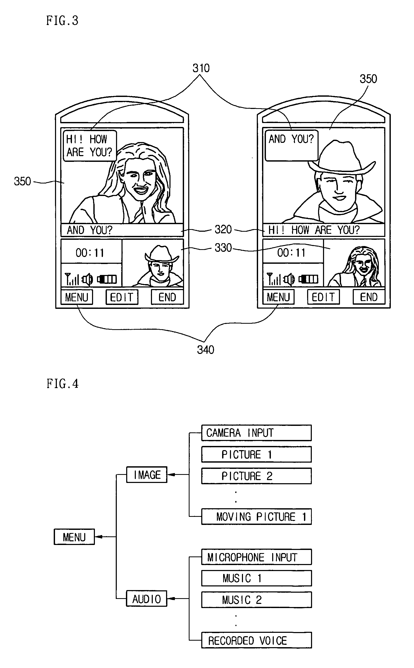 Mobile phone, multimedia chatting system and method thereof